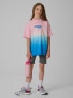 mini: Dziewczęcy t-shirt z nadrukiem 4F 4FJRSS26TTSHF4186 - multikolor (2)