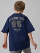 mini: Chłopięcy t-shirt z nadrukiem 4F 4FJRSS26TTSHM3465 - granatowy (8)