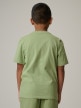 mini: Chłopięcy t-shirt bez nadruku 4F 4FJRSS26TTSHM3598 - zielony (4)