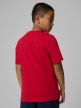 mini: Chłopięcy t-shirt bez nadruku 4F 4FJRSS26TTSHM3598 - czerwony (4)