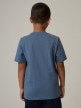 mini: Chłopięcy t-shirt z nadrukiem 4F 4FJRSS26TTSHM3599 - denim (4)