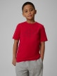 mini: Chłopięcy t-shirt z nadrukiem 4F 4FJRSS26TTSHM3599 - czerwony (1)
