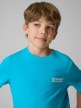 mini: Chłopięcy t-shirt z nadrukiem 4F 4FJRSS26TTSHM3832 - niebieski (3)
