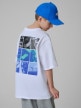mini: Chłopięcy t-shirt z nadrukiem 4F 4FJRSS26TTSHM3863 - biały (4)