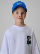 mini: Chłopięcy t-shirt z nadrukiem 4F 4FJRSS26TTSHM3863 - biały (3)