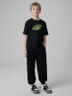 mini: Chłopięcy t-shirt z nadrukiem 4F 4FJRSS26TTSHM3864 - czarny (2)