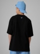 mini: Chłopięcy t-shirt z nadrukiem 4F 4FJRSS26TTSHM3903 - czarny (4)