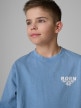 mini: Chłopięcy t-shirt z nadrukiem 4F 4FJRSS26TTSHM3906 - niebieski (3)