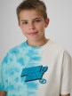 mini: Chłopięcy t-shirt z nadrukiem 4F 4FJRSS26TTSHM4168 - niebieski (3)