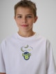 mini: Chłopięcy t-shirt z nadrukiem 4F 4FJRSS26TTSHM4276 - biały (4)