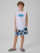mini: Chłopięce spodenki plażowe 4F 4FJRSS26UBDSM252 - multikolor (1)