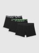 mini: Chłopięce bokserki (3-pack) 4F 4FJRSS26UBXSM095 - czarne (1)
