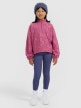 mini: Dziewczęcy polar ze stójką 4F 4FJWAW25TFLEF342 - różowy (2)