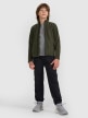 mini: Chłopięcy polar ze stójką 4F 4FJWAW25TFLEM413 - khaki (5)