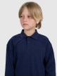 mini: Chłopięcy longsleeve polo 4F 4FJWAW25TLONM483 - granatowy (3)