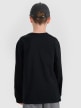 mini: Chłopięcy longsleeve z nadrukiem 4F 4FJWAW25TLONM485 - czarny (5)
