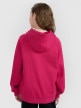 mini: Dziewczęca bluza nierozpinana z kapturem 4F 4FJWAW25TSWSF1934 - różowa (6)