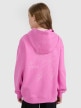 mini: Dziewczęca bluza rozpinana z kapturem 4F 4FJWAW25TSWSF1941 - różowa (7)