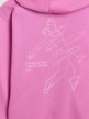 mini: Dziewczęca bluza rozpinana z kapturem 4F 4FJWAW25TSWSF1941 - różowa (9)