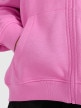 mini: Dziewczęca bluza rozpinana z kapturem 4F 4FJWAW25TSWSF1941 - różowa (5)