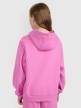 mini: Dziewczęca bluza nierozpinana z kapturem 4F 4FJWAW25TSWSF2147 - różowa (5)
