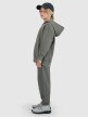 mini: Chłopięca bluza rozpinana z kapturem 4F 4FJWAW25TSWSM2135 - khaki (3)