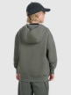 mini: Chłopięca bluza rozpinana z kapturem 4F 4FJWAW25TSWSM2135 - khaki (6)