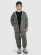 mini: Chłopięca bluza rozpinana z kapturem 4F 4FJWAW25TSWSM2135 - khaki (2)