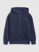 mini: Chłopięca bluza rozpinana z kapturem 4F 4FJWAW25TSWSM2135 - granatowa (7)
