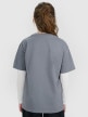 mini: Dziewczęcy t-shirt z nadrukiem oversize 4F 4FJWAW25TTSHF2387 - szary (4)