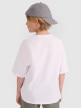 mini: Chłopięcy t-shirt oversize 4F 4FJWAW25TTSHM2411 - biały (5)