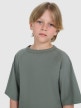 mini: Chłopięcy t-shirt oversize 4F 4FJWAW25TTSHM2411 - khaki (3)