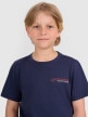 mini: Chłopięcy t-shirt z nadrukiem 4F 4FJWAW25TTSHM2415 - granatowy (3)