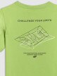 mini: Chłopięcy t-shirt z nadrukiem 4F 4FJWAW25TTSHM2415 - zielony (8)