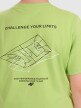 mini: Chłopięcy t-shirt z nadrukiem 4F 4FJWAW25TTSHM2415 - zielony (4)