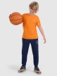 mini: Chłopięcy t-shirt z nadrukiem 4F 4FJWAW25TTSHM2415 - pomarańczowy (4)