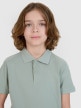 mini: Dziecięca koszulka polo 4F 4FJWMM00TPTSU513 - zielona (7)