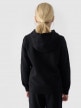 mini: Dziewczęca bluza dresowa rozpinana z kapturem 4F 4FJWMM00TSWSF1315 - czarna (4)