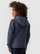 mini: Chłopięca bluza dresowa rozpinana z kapturem 4F 4FJWMM00TSWSM1295 - szara (4)