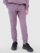 mini: Dziewczęce spodnie dresowe joggery 4F 4FJWMM00TTROF0829-27M - fioletowe (2)