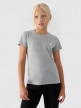 mini: Dziewczęcy t-shirt basic 4F 4FJWMM00TTSHF1658 - szary (2)