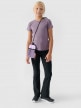 mini: Dziewczęcy t-shirt basic 4F 4FJWMM00TTSHF1658 - fioletowy (2)