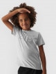 mini: Chłopięcy t-shirt z nadrukiem 4F 4FJWMM00TTSHM1627- szary (3)