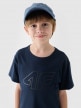 mini: Chłopięcy t-shirt z nadrukiem 4F 4FJWMM00TTSHM2331 - granatowy (3)