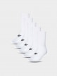  4F JUNIOR Dziecięce skarpetki (5pack) 4F 4FJWMM00USOCU294  białe Biały