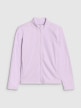 mini: Dziewczęcy polar rozpinany 4F 4FJWSS25TFLEF386 - fioletowy (6)