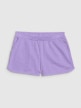 mini: Dziewczęce spodenki dresowe 4F 4FJWSS25TSHOF602 - fioletowe (6)