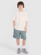 mini: Chłopięce spodenki dresowe 4F 4FJWSS25TSHOM500 - turkusowe (1)