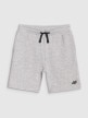 mini: Chłopięce spodenki dresowe 4F 4FJWSS25TSHOM601 - szare (5)