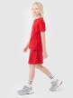 mini: Chłopięce spodenki dresowe 4F 4FJWSS25TSHOM627 - czerwone (2)